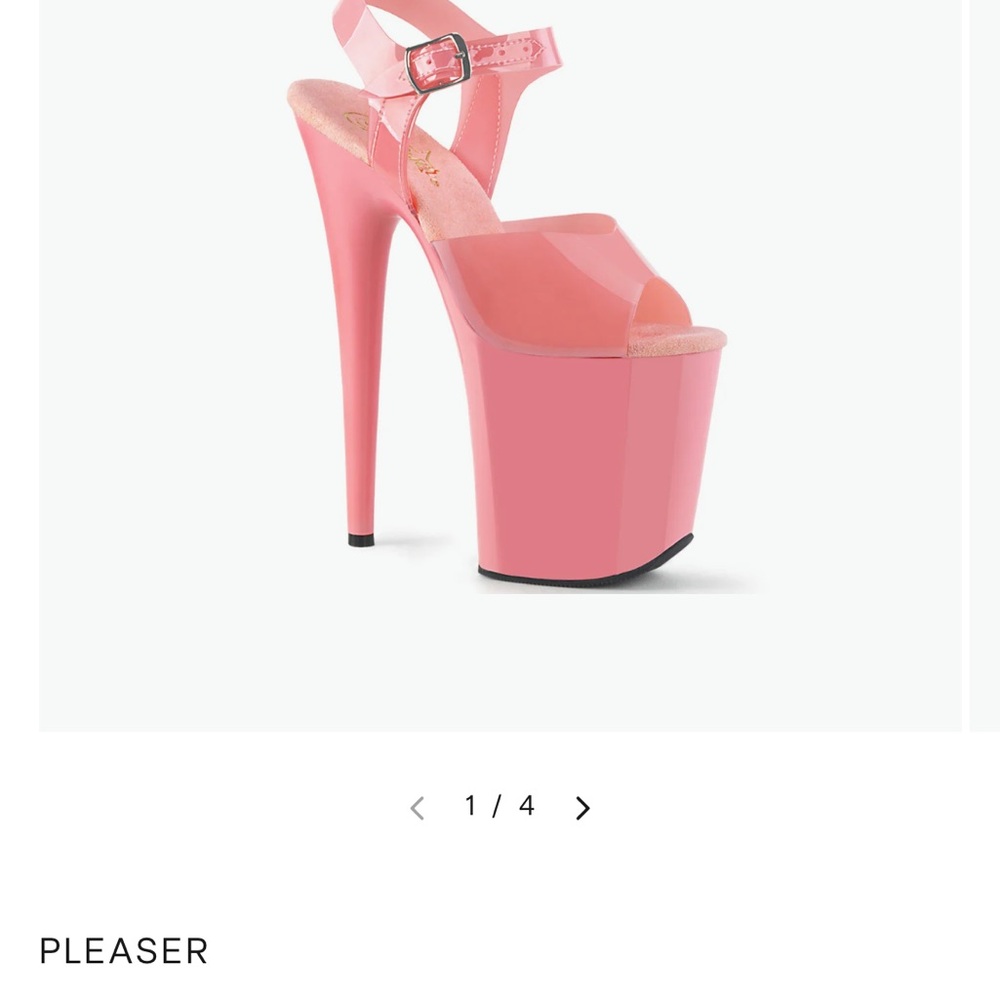 Pleaser Pink Platform Heels